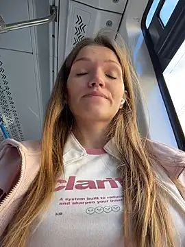 StreetSquirt - play with nipples under top in public