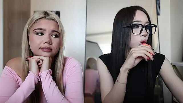 NickAnny - Double blowjob&suck balls&tease dick