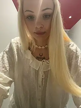 Badblondie - unbutton shirt! Naked boobs under mmm