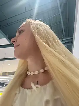 Badblondie - unbutton shirt! Naked boobs under mmm