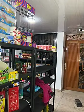 Celeste_rousse01 - topless in the store