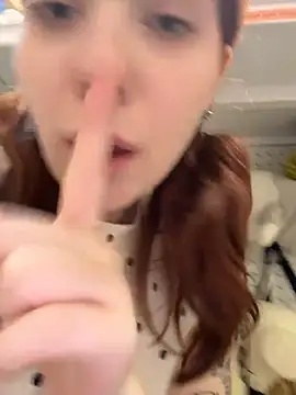 Freaky__Nikki - stick dildo on a shelf and do sloppy bj