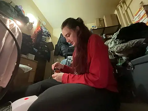Snowbunnycake_131 - Pink/blue dildo in pussy group show 60tk
