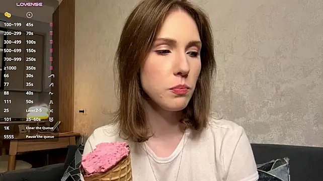 MargaretShyandSkinny - I'll suck icecream to the camera