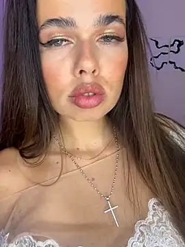 AngelMiaM - BJ 2 dildos in pussys naked