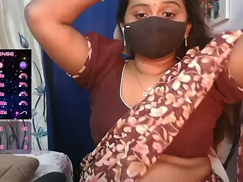 Pavani-Darling - ice on boobs in 5 mins