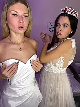 AngelMiaM - BJ 2 dildos in pussys naked