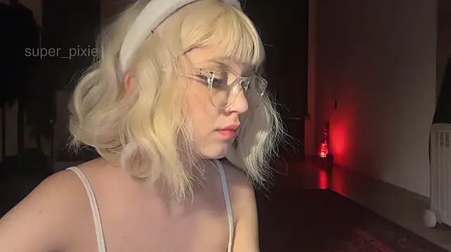 Super_pixie - nipps pinching throu the top