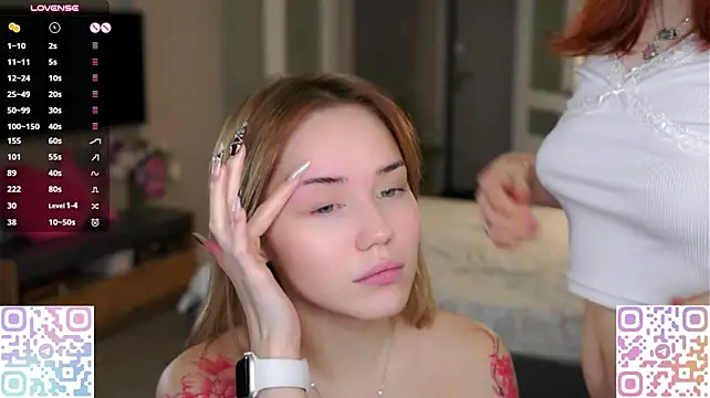 SofiaSantora - Alice pinches Adel nipples + sweet moans