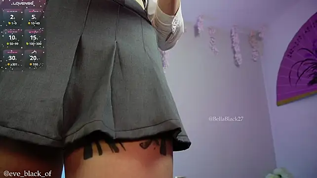 Bellablack27 - sexy striptease + 100 spanks