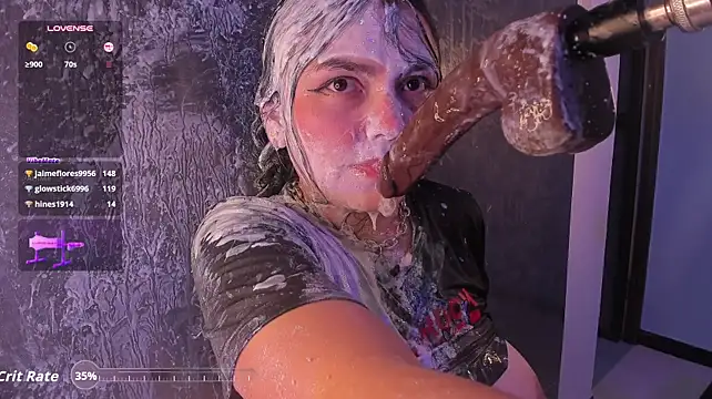 Honey_Jenny_1 - saliva on face