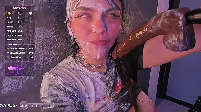 Honey_Jenny_1 - saliva on face