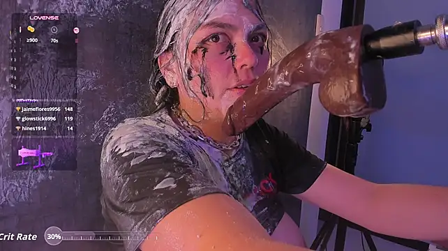 Honey_Jenny_1 - saliva on face