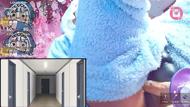 MilkyXSakura - Ctr 6 min machine + boobs out 🦈