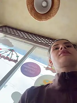 MiraReach - Take off panty + finger in pussy in cafe