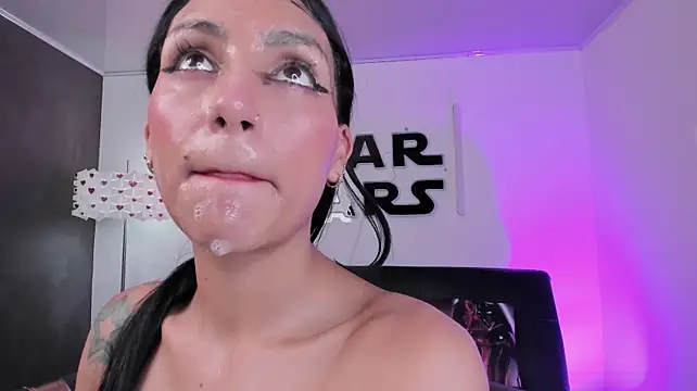 Miss___evangeline - messy deepthroat, cover face with saliva