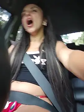 Izabella_Bella - All naked in car