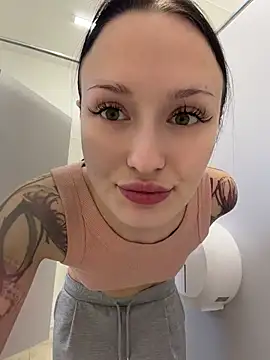 EliteBitch - risky play with my panties in man WC💅