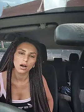 Izabella_Bella - All naked in car