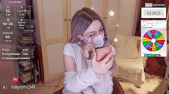 Nayomi_34f - 生理期快來了 奶漲好大🥛脫掉揉揉給哥哥看~（3分鐘上空）