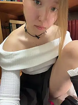 -NaughtyAngel- - MASSAGE BOOBS UNDER TOP in library
