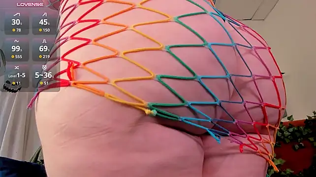 Lea__buns - rub panties front view