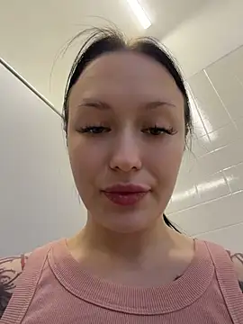 EliteBitch - massage sweet tits under top in man WC💅