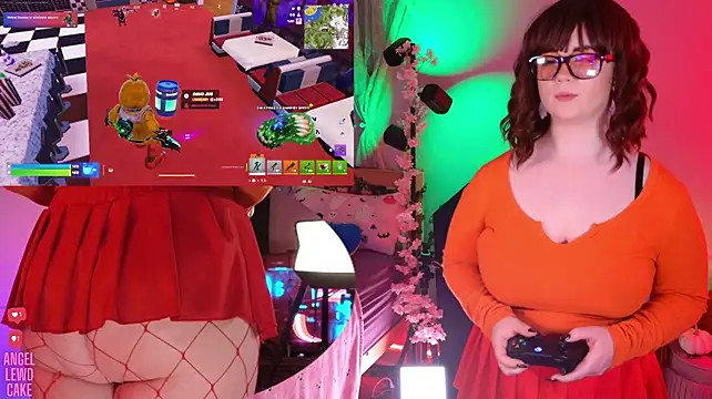Angel-Lewd-Cake - Bend over & tease asshole w/ small plug