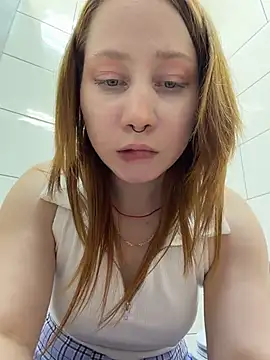 SlavicCandy - Show boobs in Public WC + Open Door