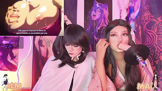 Mai-- - spit+ahegao on Rem's tits 😻