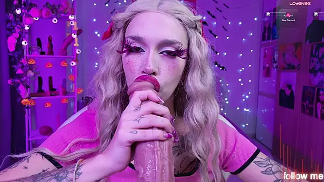 LeylaNoir_02 - 💥slap tongue with cock & ahegao💥