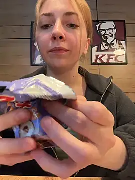 Sunny___Bunny - Sexy doggy pose near ppl in kfc