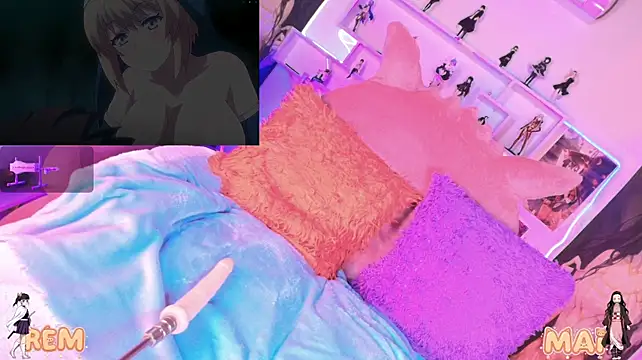 Mai-- - kiss with lots of spit, tongue🥰🥰