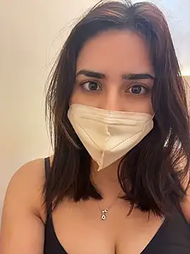 AngelPihu_India - Full Nude Show In Public With Mask