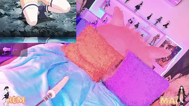 Mai-- - kiss with lots of spit, tongue🥰🥰
