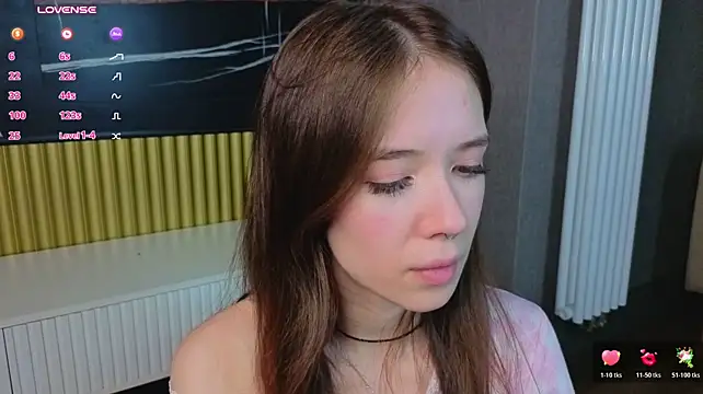 Tinyanie - Squeez tits palying with my pink pipples