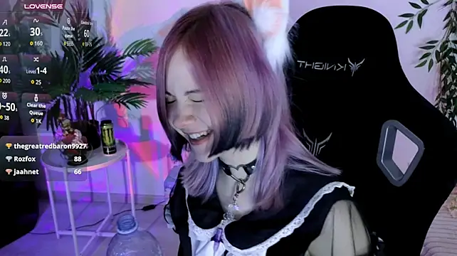 Hikkacat - squeeze tits each other (★_★)
