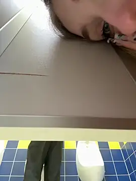 LollyPollly - TEASE ASSHOLE NEAR URINALS 🍑🍑🍑