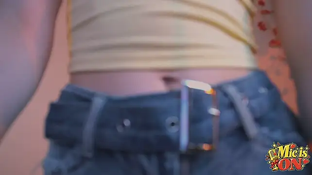 OnlyJett - turn around and tease with shorts