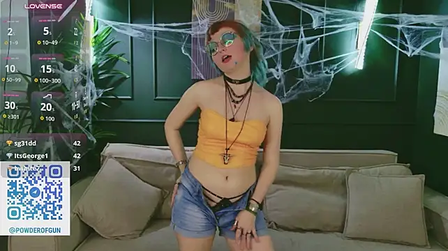 Powderofgun - flash boobs