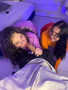 KatlynRous - double blowjob on our knees with torso