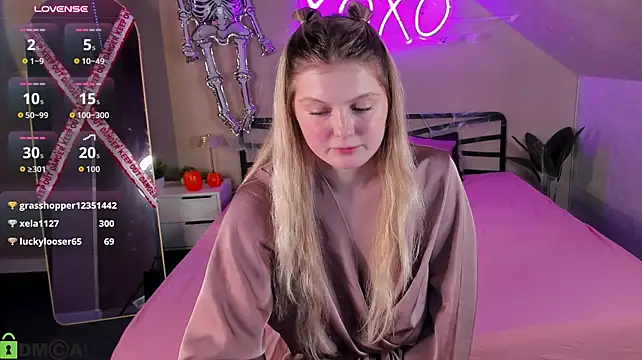 Nancy_Boone - unbutton robe + flash tits