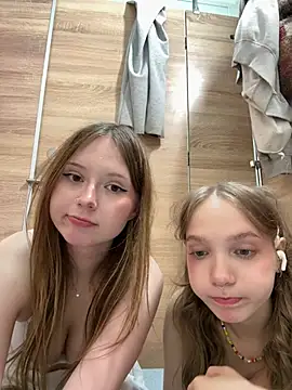 Bambi_lu - open door! both doggy in panties only