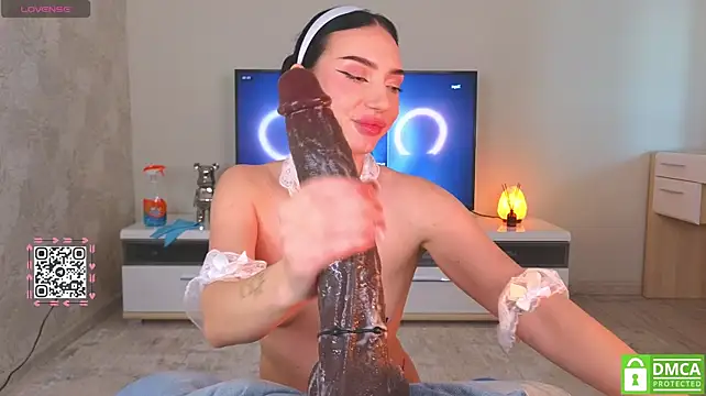 AGaGatha - Make the maid lick and suck big balls