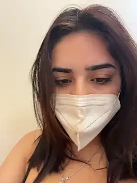 AngelPihu_India - Full Nude Show In Public With Mask