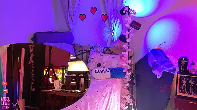 Angel-Lewd-Cake - 5min toy ctr🩵Orgasm=50% off tip or prvt