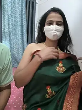 Sikha_Abhi - Nipples in saree