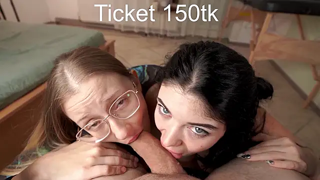 Foxeslovefoxes - Double BlowJob