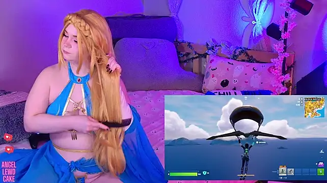 Angel-Lewd-Cake - Dildo vibe ctrl🩵Play a game of Fortnite