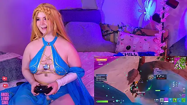 Angel-Lewd-Cake - Dildo vibe ctrl🩵Play a game of Fortnite
